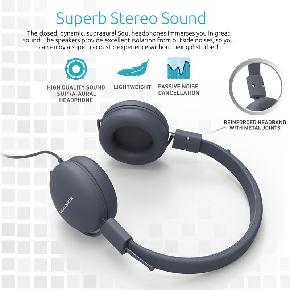 Promate Soul Casque filaire stéréo supra-aural léger