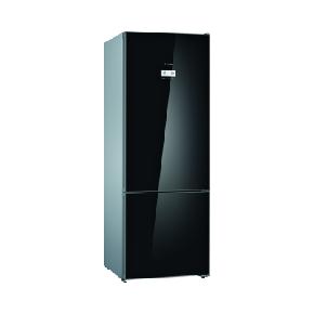 REFRIGERATEUR BOSCH COMBINE SERIE 6 560L SYSTEME VITAFRESH PLUS AFFICH VERRE NOIR