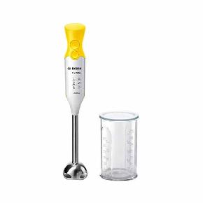 BRAS MIXEUR BOSCH KIT 3 EN 1 ( BRAS+BOL) 600W BLANC/JAUNE