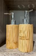 distributeur de savon Bois clair