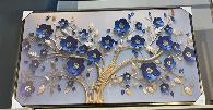  Tableau arbre fleuri – Bleu & 